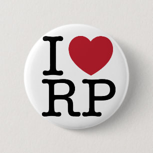 I Love Ron Paul Buttonnen Ronde Button 5,7 Cm