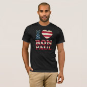 I Love Ron Paul Flag T-shirt (Voorkant volledig)