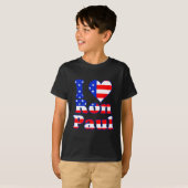 I Love Ron Paul T-shirt (Voorkant volledig)