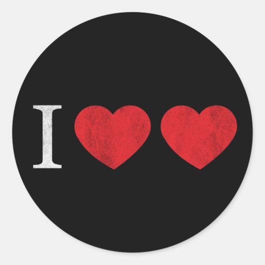 I Love Ronde Sticker (Voorkant)