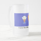 I Love Root Beer Floats Matglas Bierpul (Voorkant links)