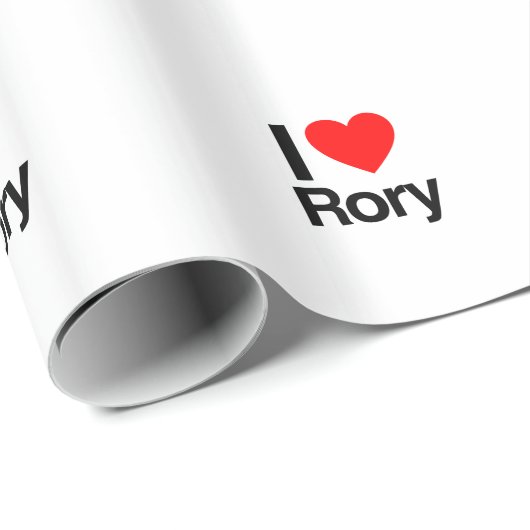i love rory cadeaupapier (Rol Hoek)