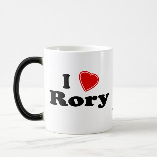 I Love Rory Magische Mok (Links)