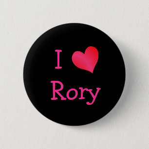 I Love Rory Ronde Button 5,7 Cm