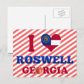 I Love Roswell, Georgia Briefkaart