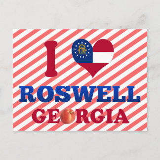 I Love Roswell, Georgia Briefkaart