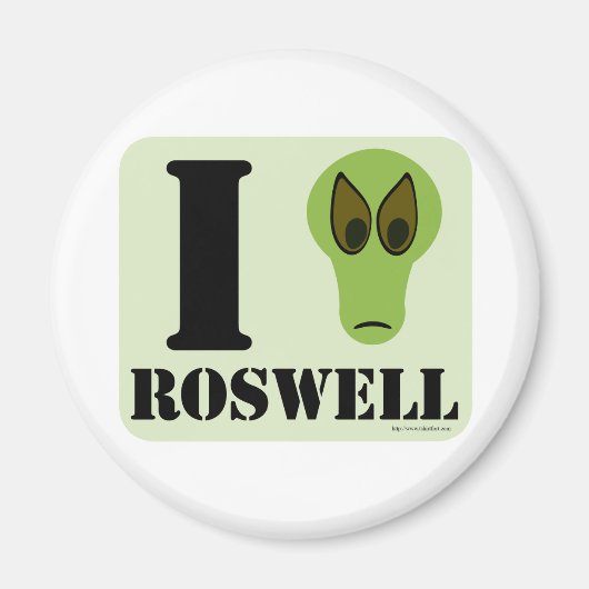 I Love Roswell Magneet (Voorkant)