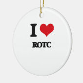 I Love Rotc Keramisch Ornament (Links)