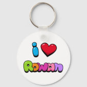 I Love Rowan Sleutelhanger (Voorkant)