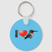 I Love Ruby-throats Sleutelhanger (Voorkant)