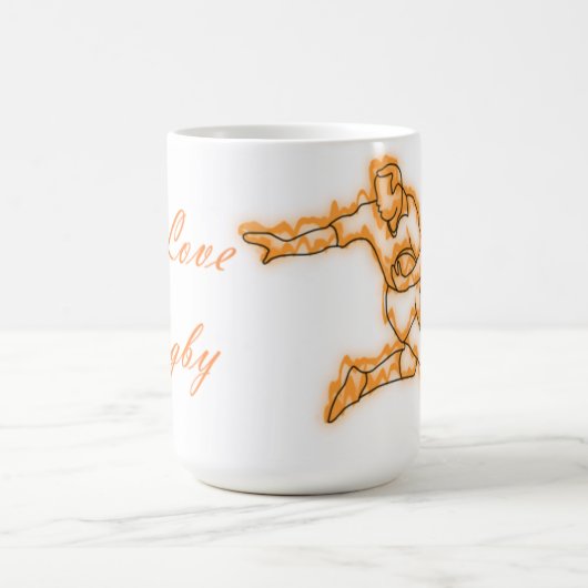 I Love Rugby Koffiemok (Center)