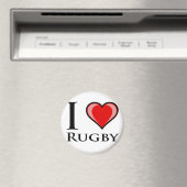 I Love Rugby Magneet (Insitu (Vaatwasser))