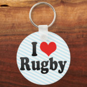 I Love Rugby Sleutelhanger (Voorkant)