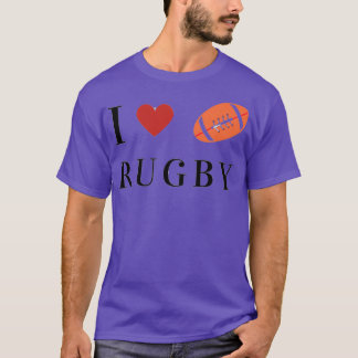 I Love Rugby T-shirt