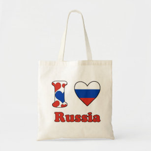 I love Russia Tote Bag