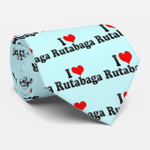 I Love Rutabaga Stropdas (Opgerold)