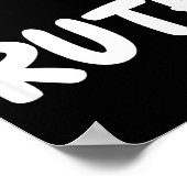 I Love Ruth - Heart - Name Poster (Hoek)