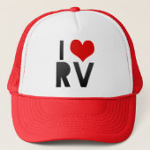 I Love RV Trucker Pet (Voorkant)
