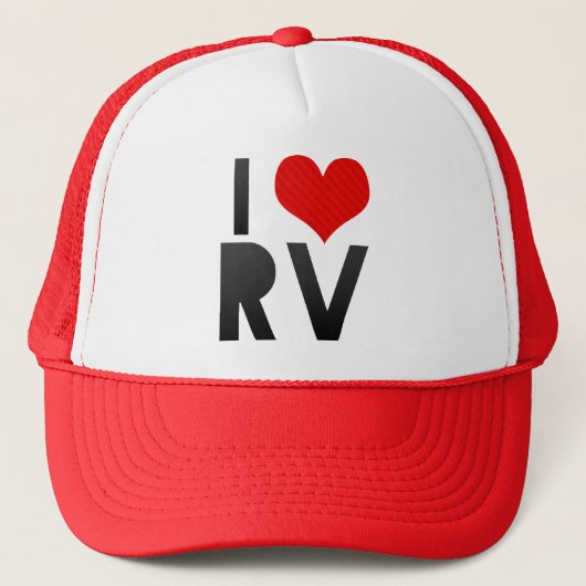 I Love RV Trucker Pet (Voorkant)