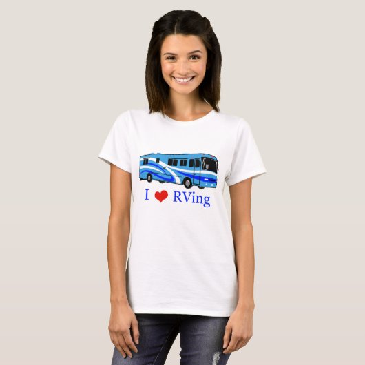 I Love RVing T-shirt (Voorkant volledig)