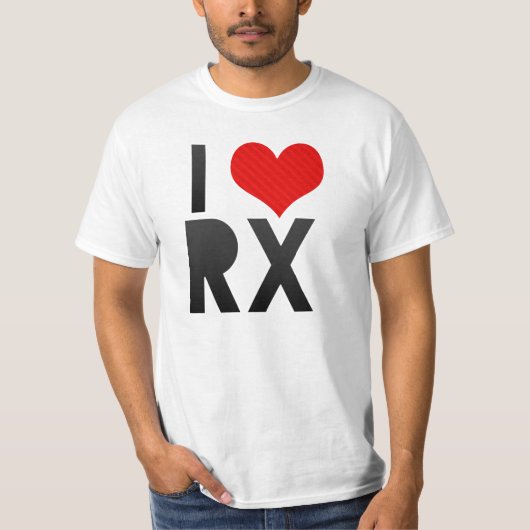 I Love RX T-shirt (Voorkant)