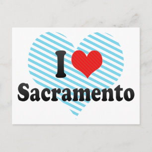 I Love Sacramento Briefkaart
