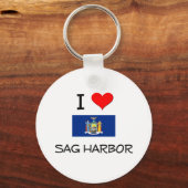 I Love Sag Harbour New York Sleutelhanger (Voorkant)