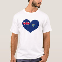 I Love Saint Helena Flag T-shirt