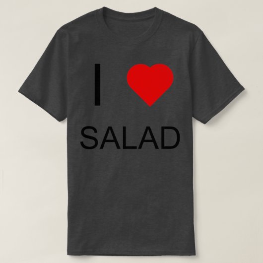 I Love Salad T-shirt (Design voorkant)