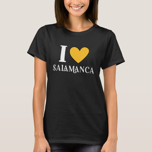 I Love Salamanca Spain T-shirt (Voorkant)
