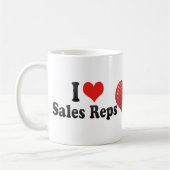 I Love Sales Reps Koffiemok (Links)