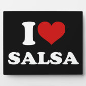 I Love Salsa Fotoplaat (Voorkant)