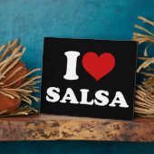 I Love Salsa Fotoplaat (Zijkant)