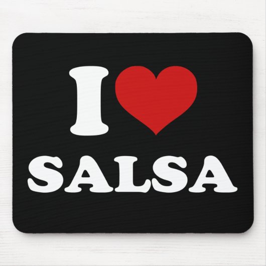 I Love Salsa Muismat (Voorkant)