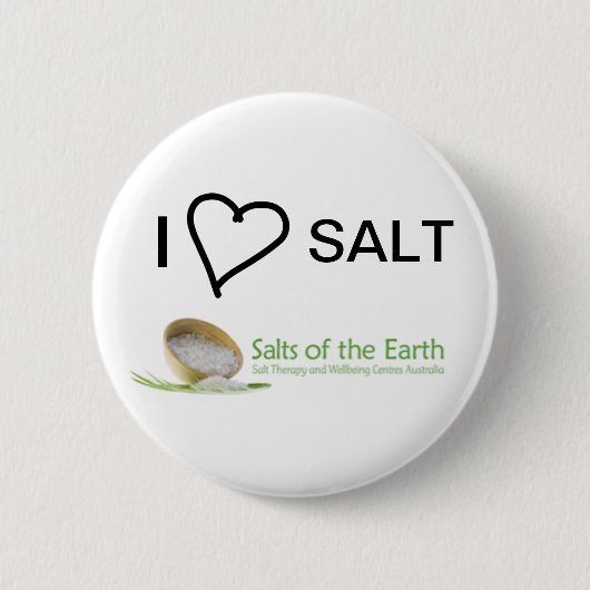 I Love Salt Button (Voorkant)
