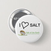 I Love Salt Button (Voorkant /achterkant)
