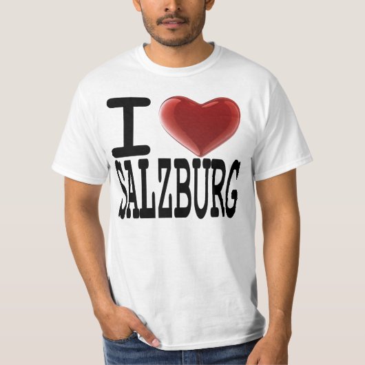 I Love SALZBURG T-shirt (Voorkant)