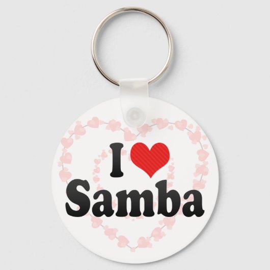 I Love Samba Sleutelhanger (Voorkant)