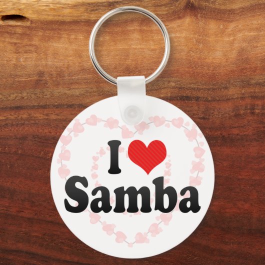 I Love Samba Sleutelhanger (Voorkant)