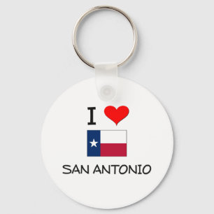 I Love San Antonio Texas Sleutelhanger