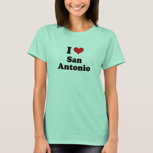 I Love San Antonio Tshirt (Voorkant)