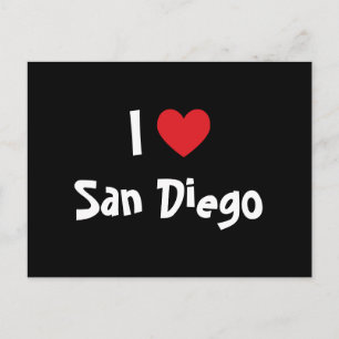 I Love San Diego Briefkaart
