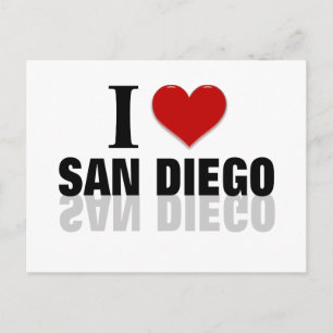 I Love San Diego Briefkaart