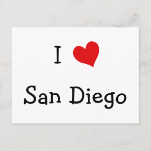 I Love San Diego Briefkaart