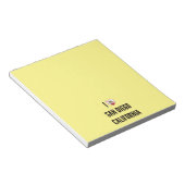 I Love San Diego, California Notitieblok (Schuin)