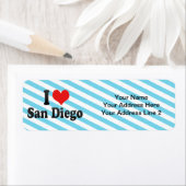 I Love San Diego Etiket (Insitu)