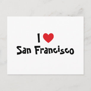 I Love San Francisco Briefkaart