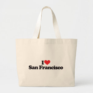 I Love San Francisco Grote Tote Bag