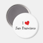 I Love San Francisco Magneet (Voorkant / Achterkant)
