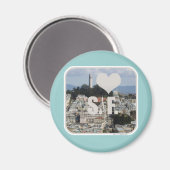 I Love San Francisco Magneet (Voorkant / Achterkant)